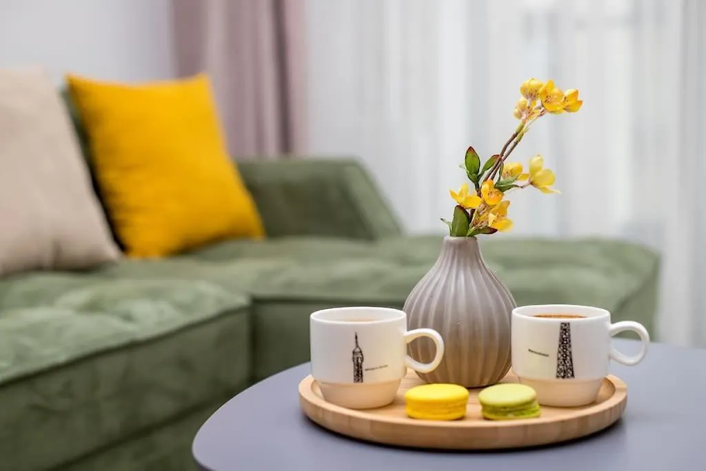 Gg Home - 1 Bedroom Apartment On 11Th Floor On Kazbegi Avenue In Saburtalo 第比利斯 格鲁吉亚